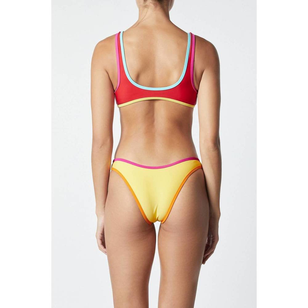NEW IT'S NOW COOL 90's duo pant in red/yellow - Picture 3 of 3